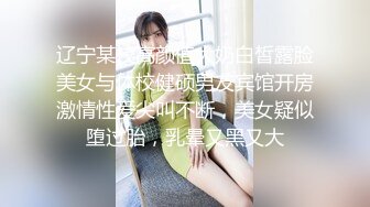 辽宁某校高颜值大奶白皙露脸美女与体校健硕男友宾馆开房激情性爱尖叫不断，美女疑似堕过胎，乳晕又黑又大